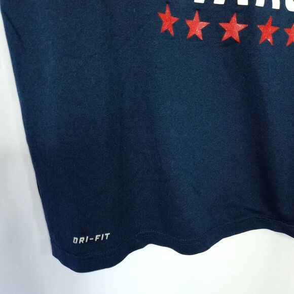 Nike Men's Dri-Fit USA Football Short Sleeve T Shirt Tee Navy Rare sz: Large - Picture 6 of 7